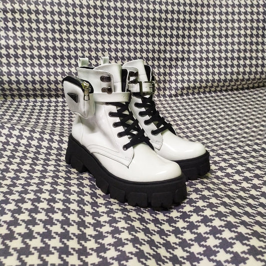 CombatsBoots Prada Blanco