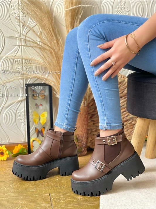 MorganaBoots Marron